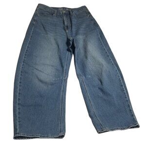 Old Navy Women's High-Rise Wow Barrel Leg Jeans Sz 8